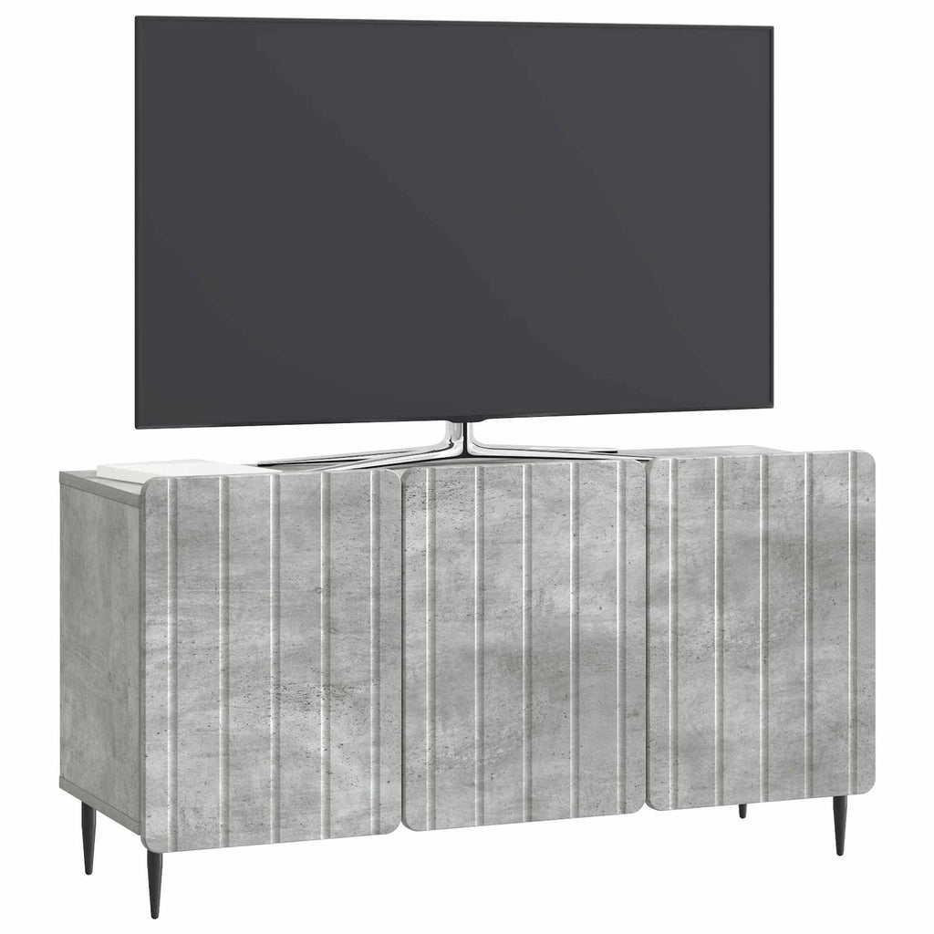 TV-Schränk Betongrau 99 x 34,5 x 52 cm Holzwerkstoff
