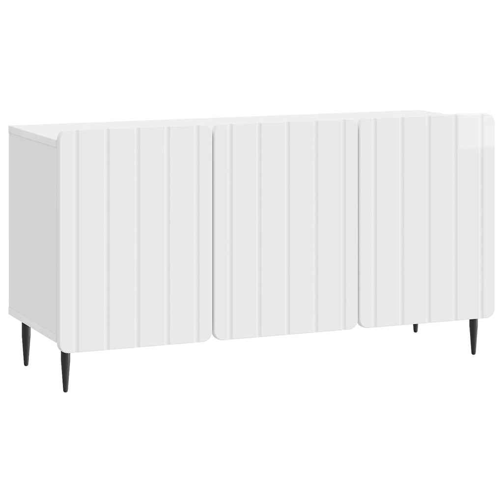 TV-Schränk Hochglanz Weiß 99 x 34,5 x 52 cm Holzwerkstoff