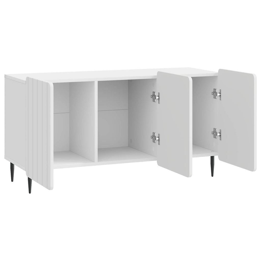 TV-Schränk Hochglanz Weiß 99 x 34,5 x 52 cm Holzwerkstoff