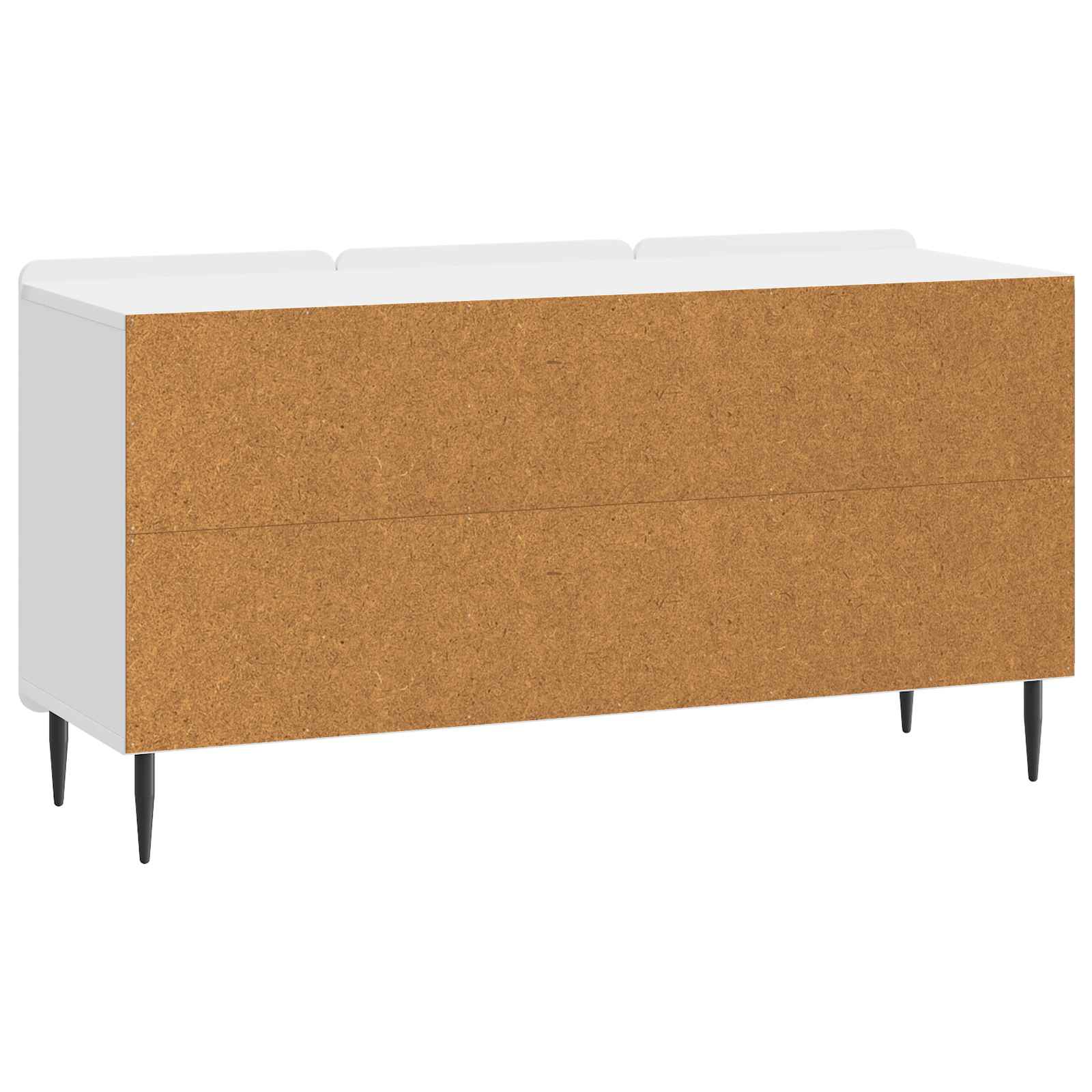 TV-Schränk Hochglanz Weiß 99 x 34,5 x 52 cm Holzwerkstoff