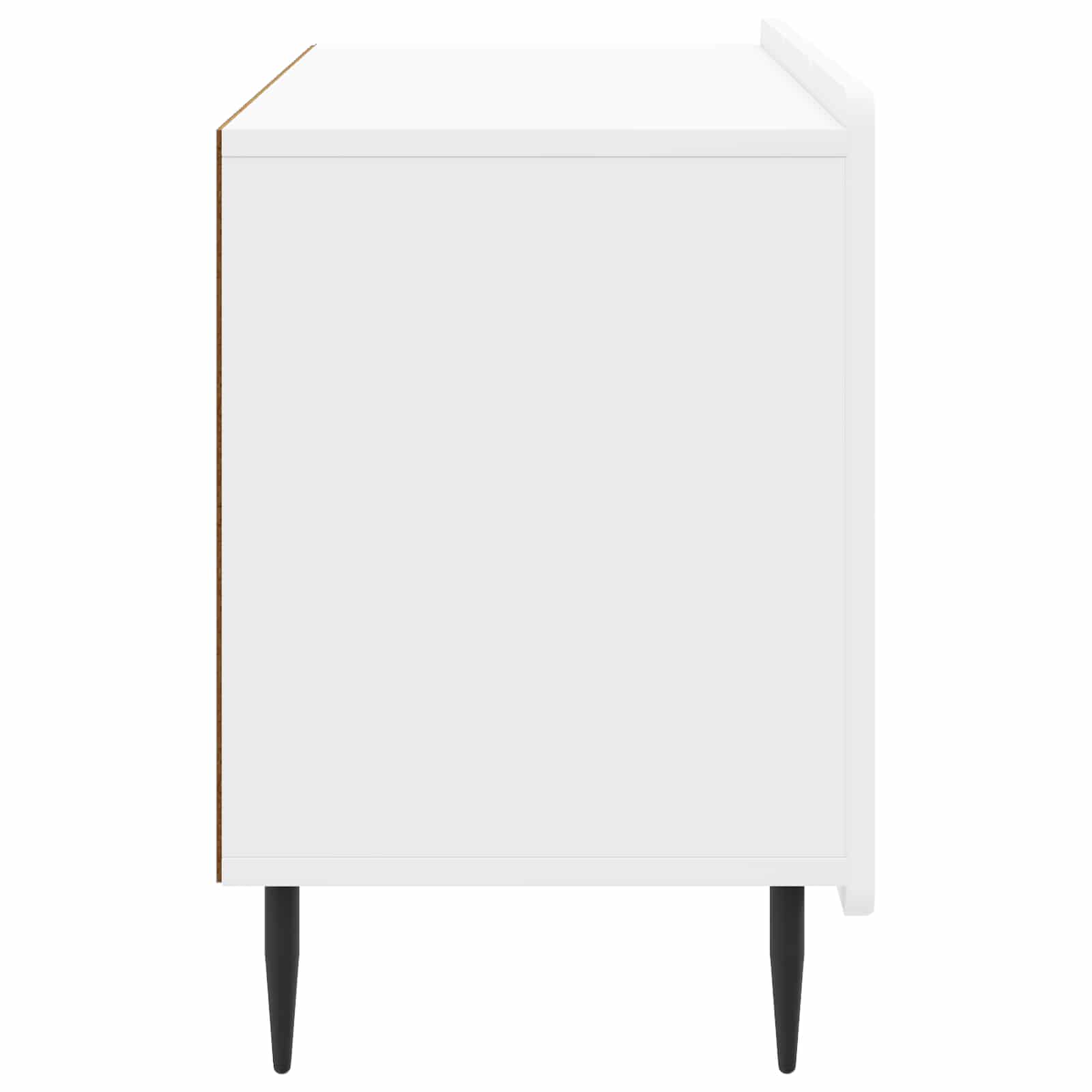 TV-Schränk Hochglanz Weiß 99 x 34,5 x 52 cm Holzwerkstoff