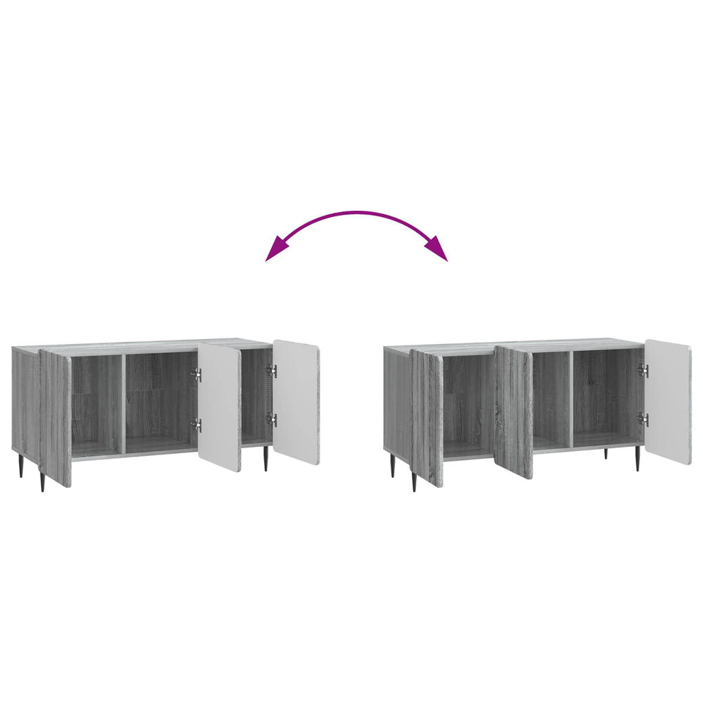 TV-Schränk Graues Sonoma 99 x 34,5 x 52 cm Holzwerkstoff