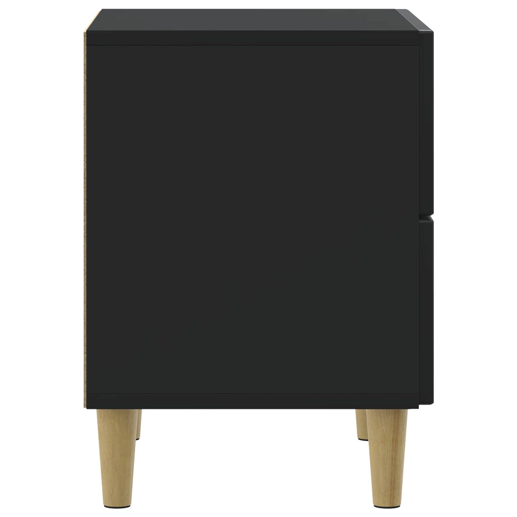 Nachttisch 2 pcs Schwarz 43 x 34,5 x 48 cm Holzwerkstoff