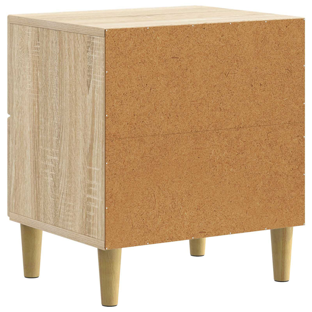 Nachttisch 2 pcs Sonoma-Eiche 43 x 34,5 x 48 cm Holzwerkstoff