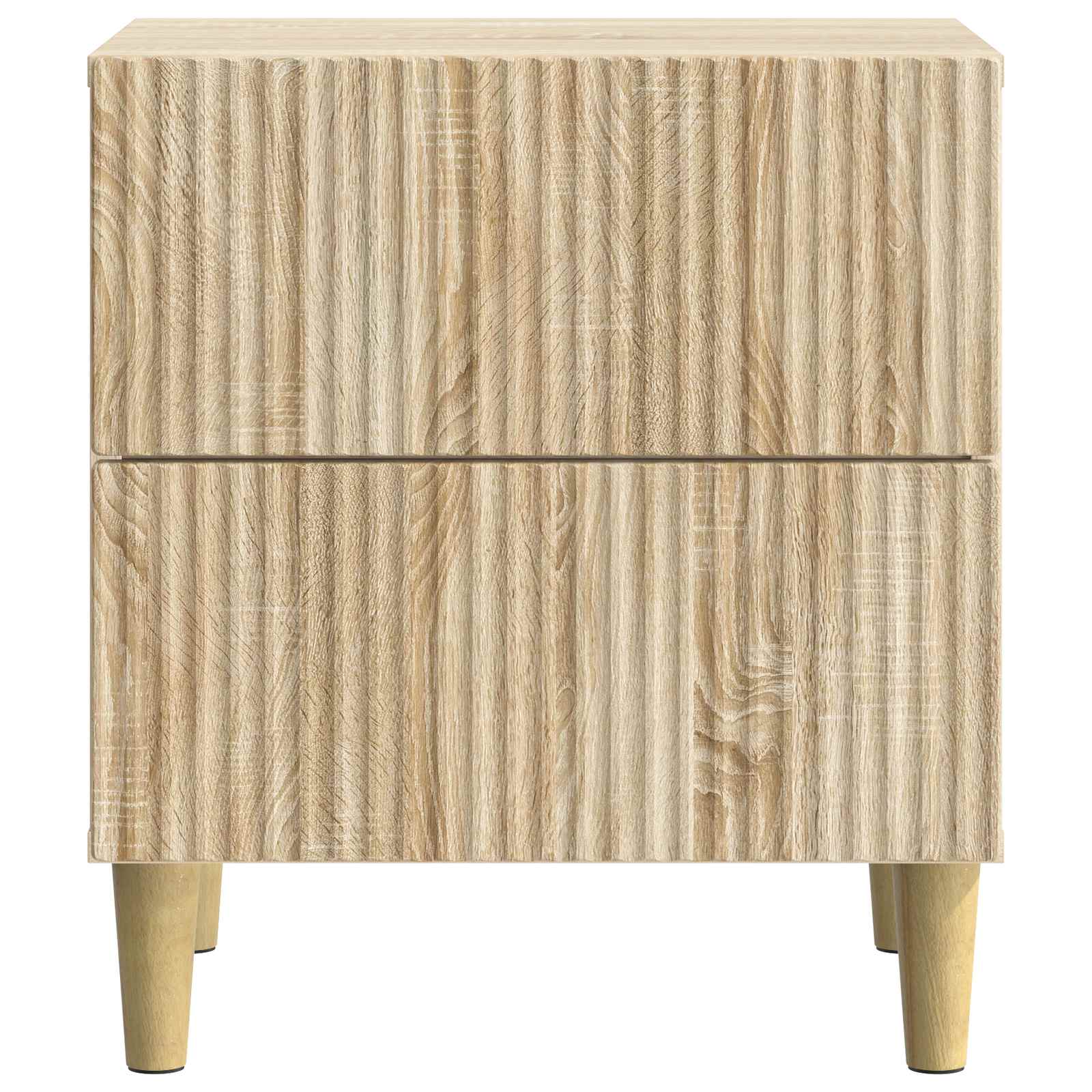 Nachttisch 2 pcs Sonoma-Eiche 43 x 34,5 x 48 cm Holzwerkstoff