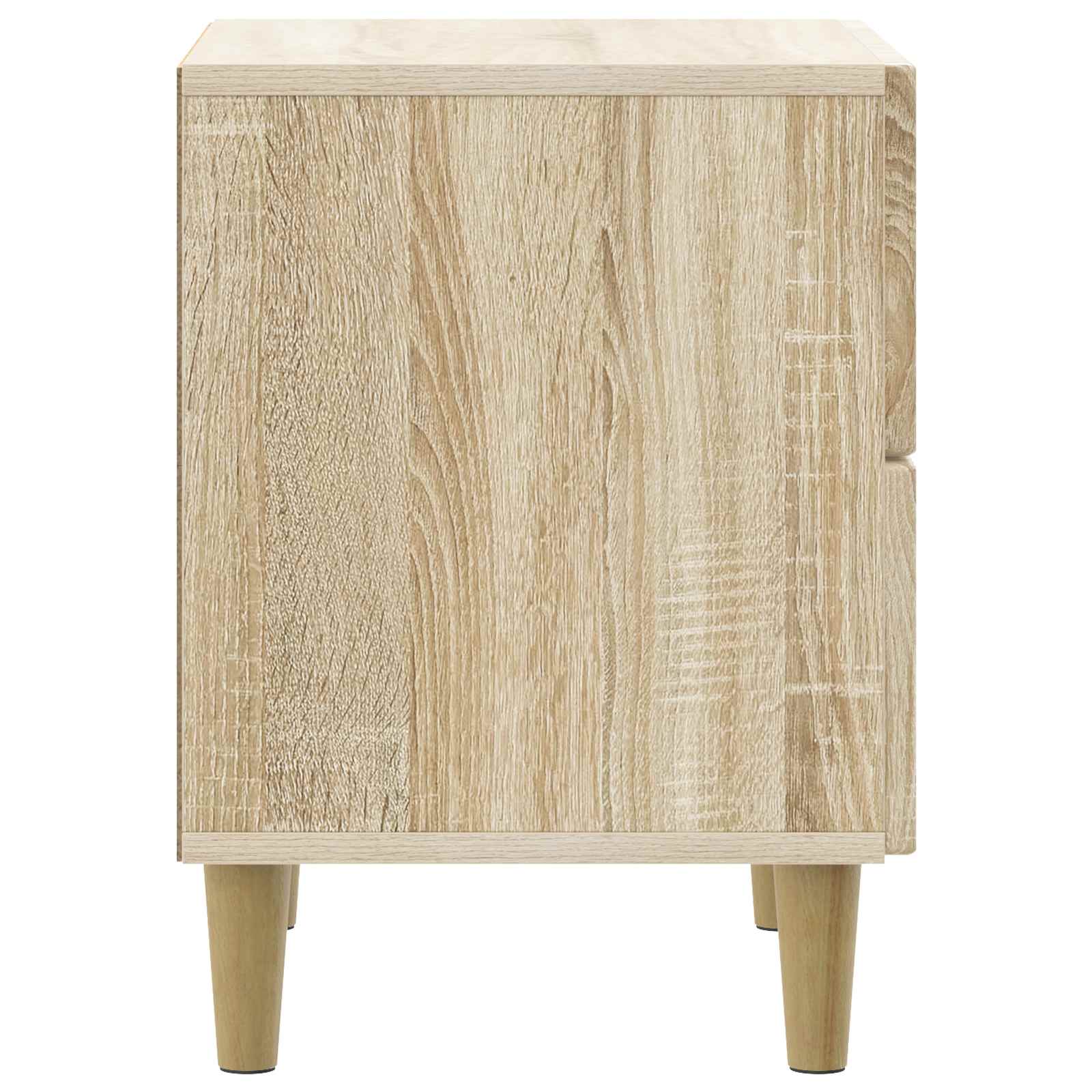Nachttisch 2 pcs Sonoma-Eiche 43 x 34,5 x 48 cm Holzwerkstoff