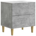 Nachttisch Betongrau 43 x 34,5 x 48 cm Holzwerkstoff