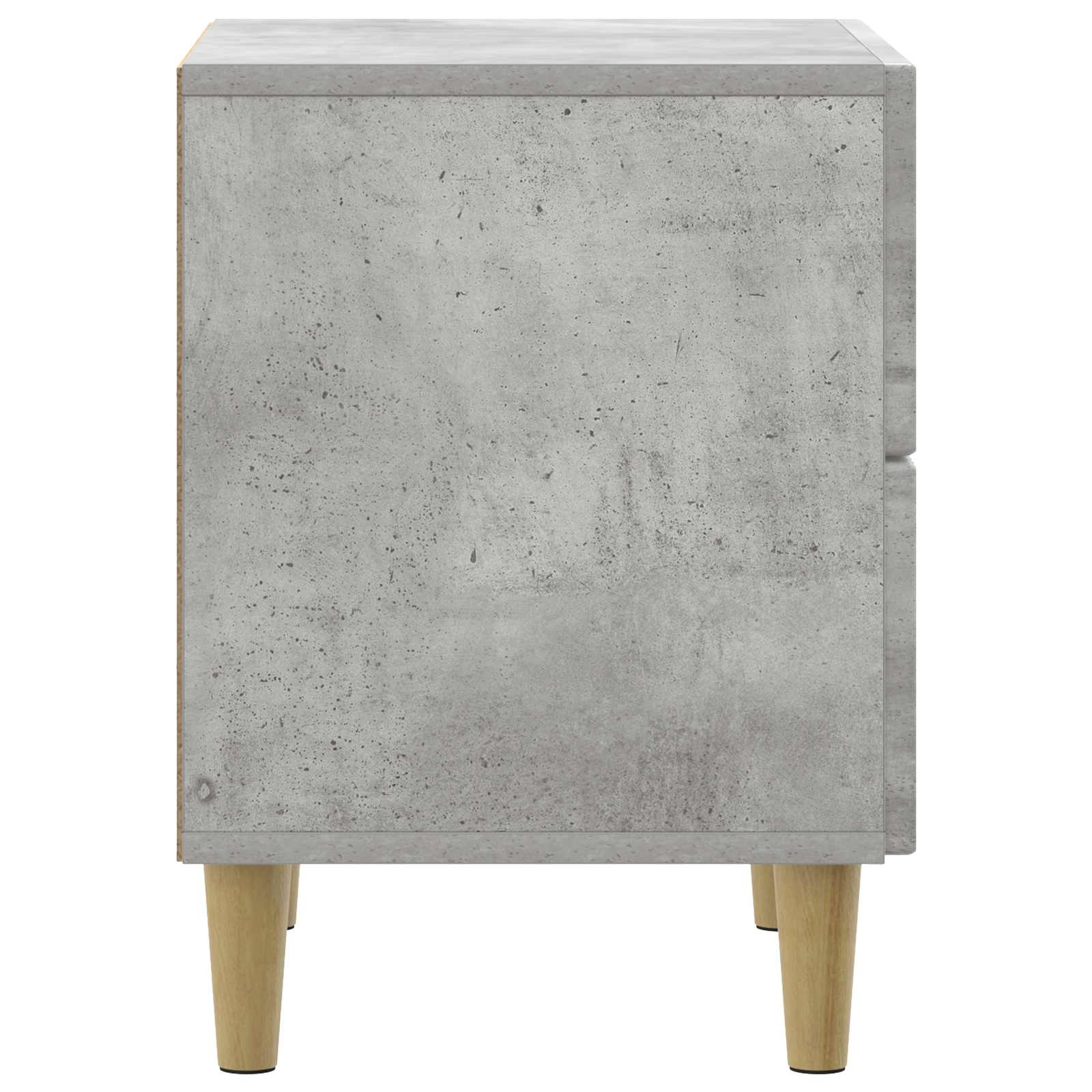 Nachttisch Betongrau 43 x 34,5 x 48 cm Holzwerkstoff