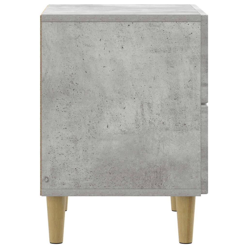 Nachttisch 2 pcs Betongrau 43 x 34,5 x 48 cm Holzwerkstoff
