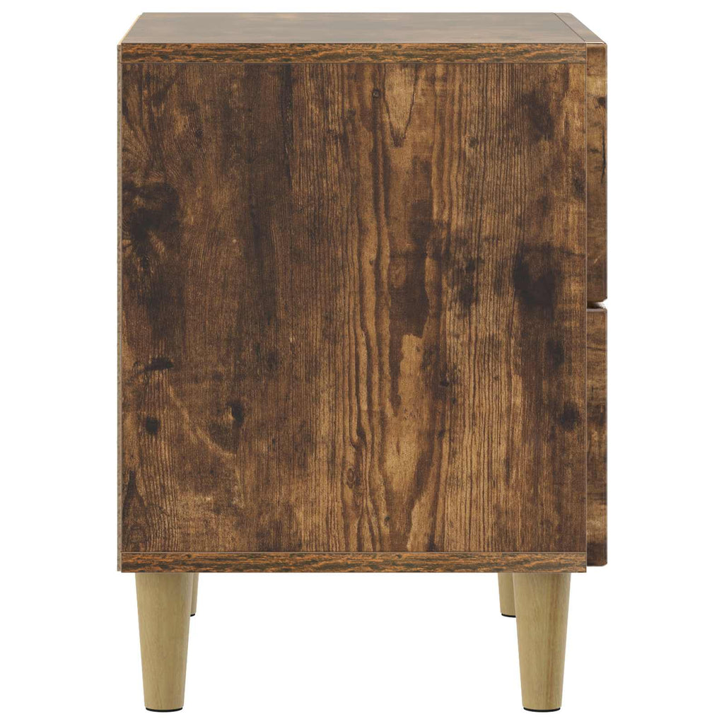 Nachttisch 2 pcs Geräucherte Eiche 43 x 34,5 x 48 cm