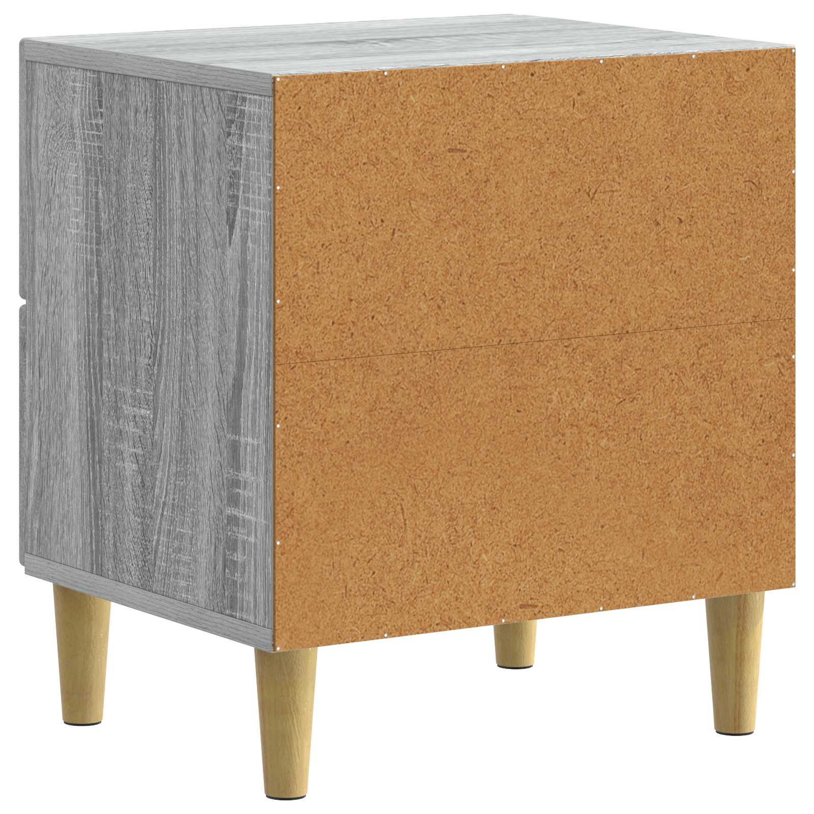 Nachttisch Graues Sonoma 43 x 34,5 x 48 cm Holzwerkstoff