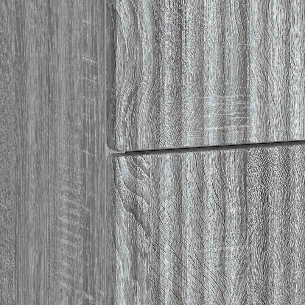 Nachttisch 2 pcs Graues Sonoma 43 x 34,5 x 48 cm Holzwerkstoff