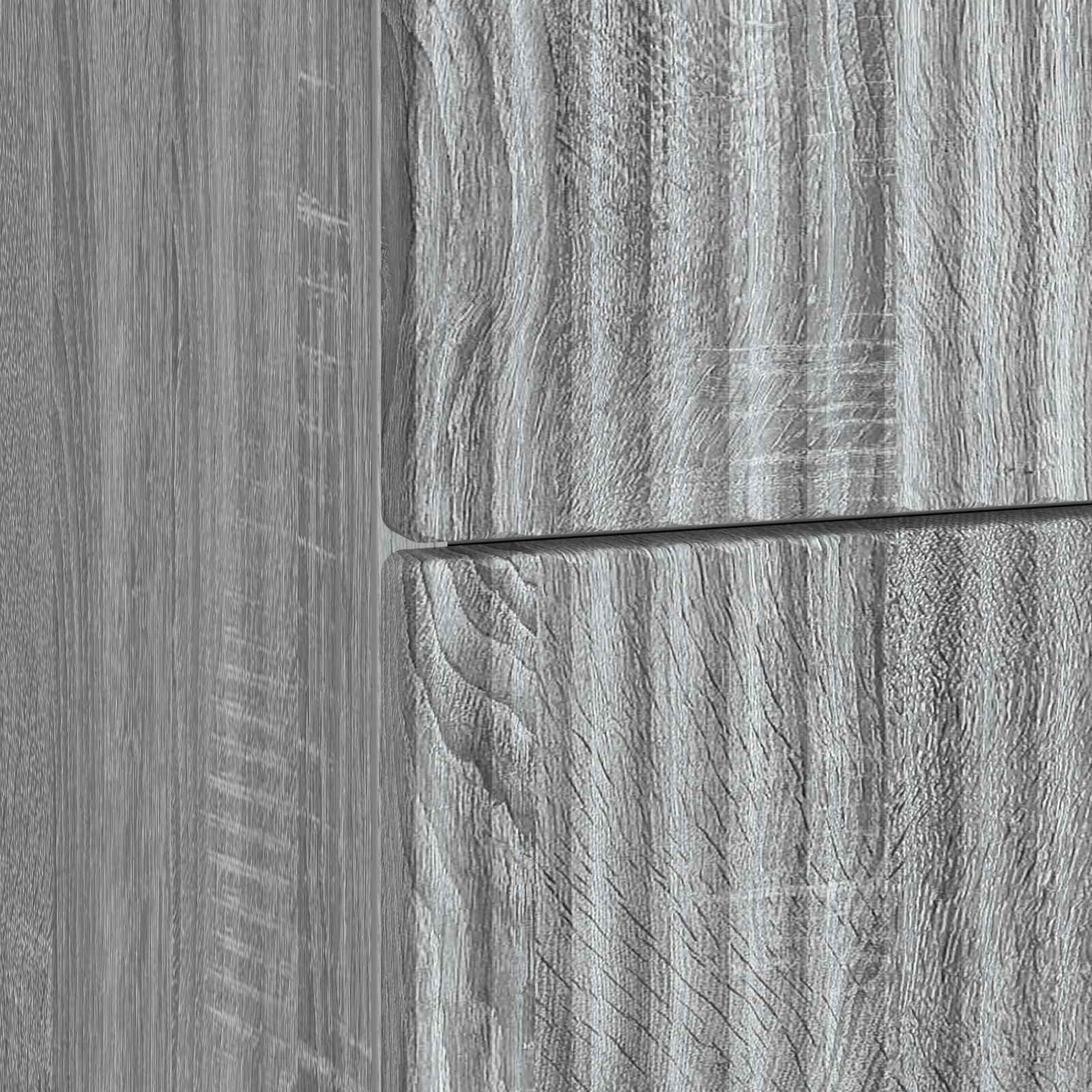 Nachttisch 2 pcs Graues Sonoma 43 x 34,5 x 48 cm Holzwerkstoff