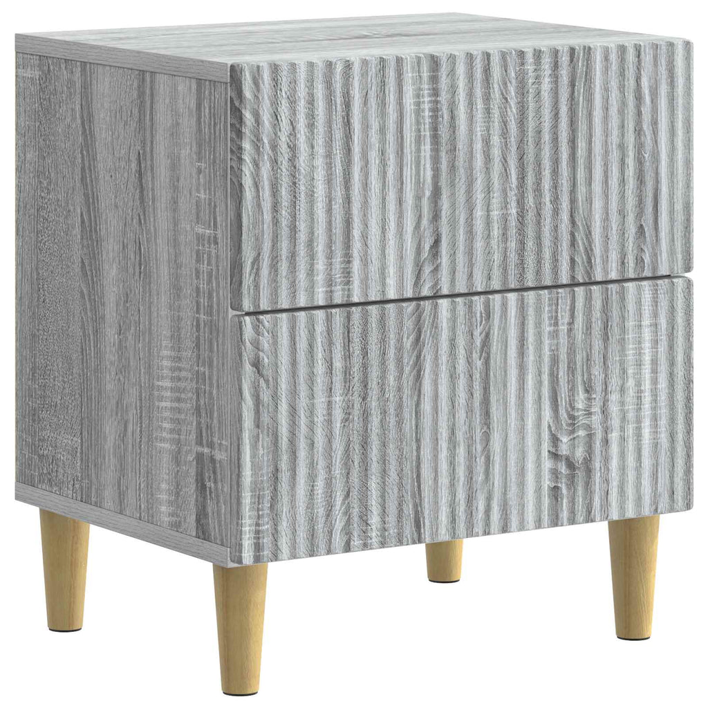 Nachttisch 2 pcs Graues Sonoma 43 x 34,5 x 48 cm Holzwerkstoff