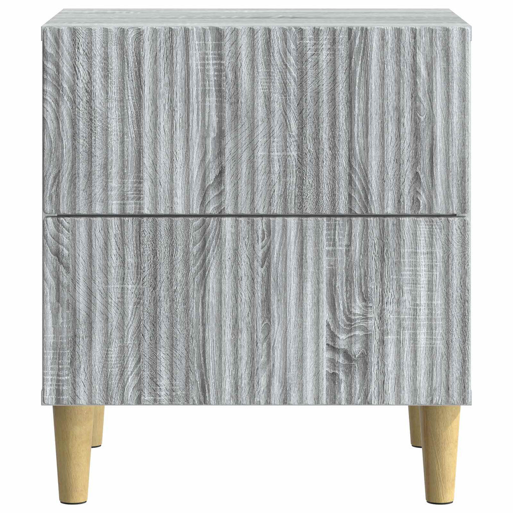 Nachttisch 2 pcs Graues Sonoma 43 x 34,5 x 48 cm Holzwerkstoff