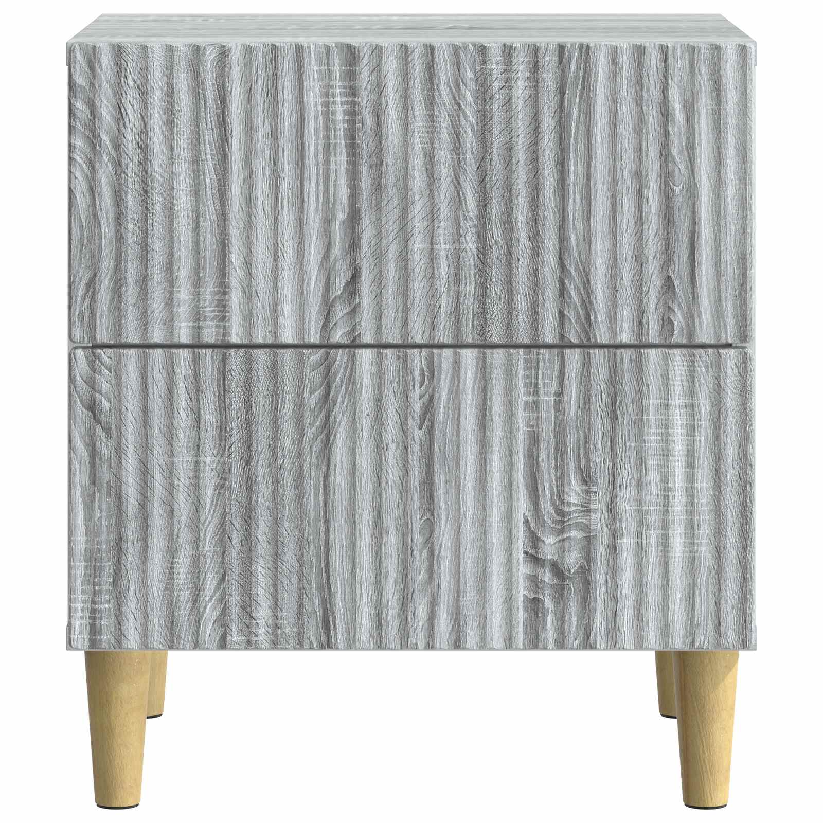 Nachttisch 2 pcs Graues Sonoma 43 x 34,5 x 48 cm Holzwerkstoff