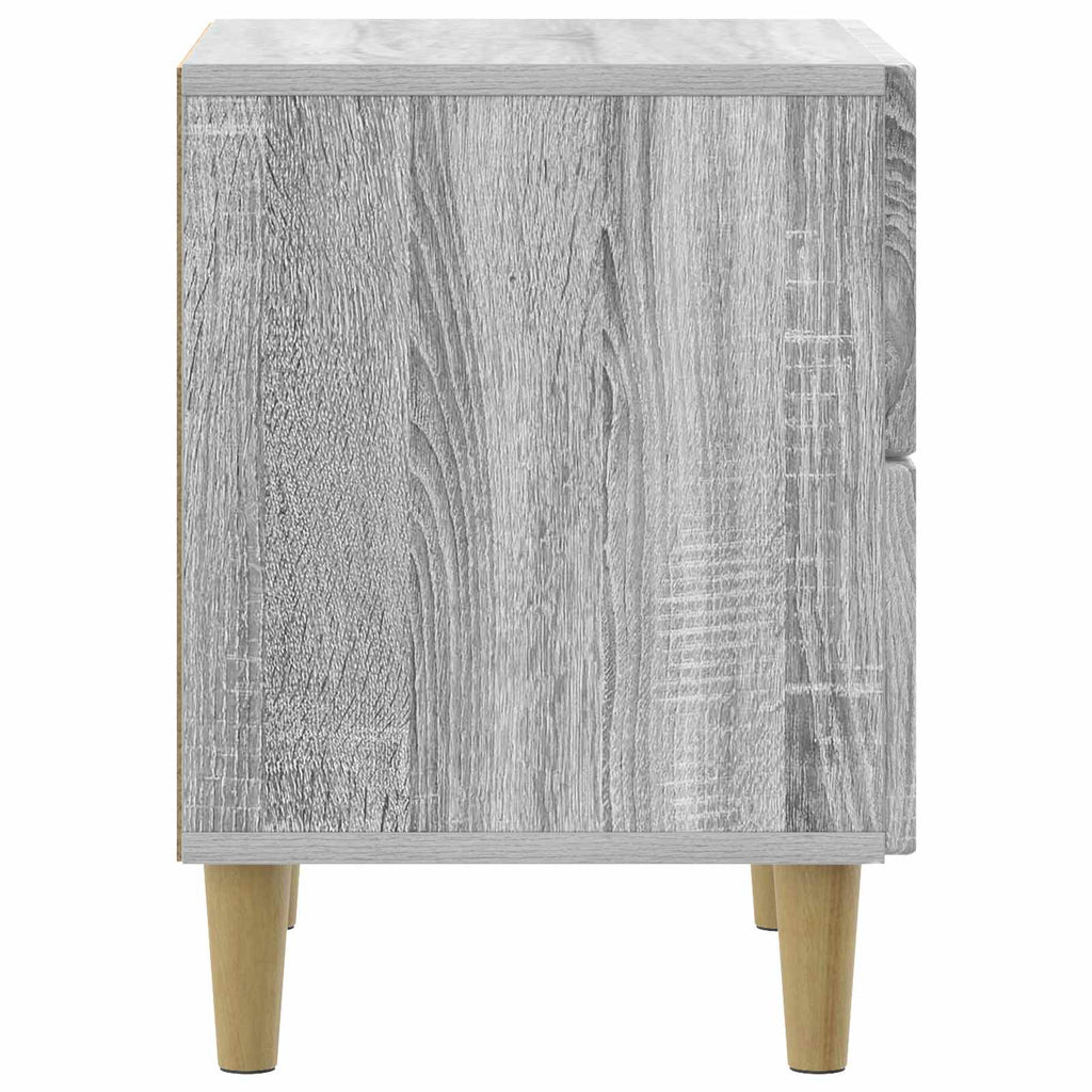 Nachttisch 2 pcs Graues Sonoma 43 x 34,5 x 48 cm Holzwerkstoff