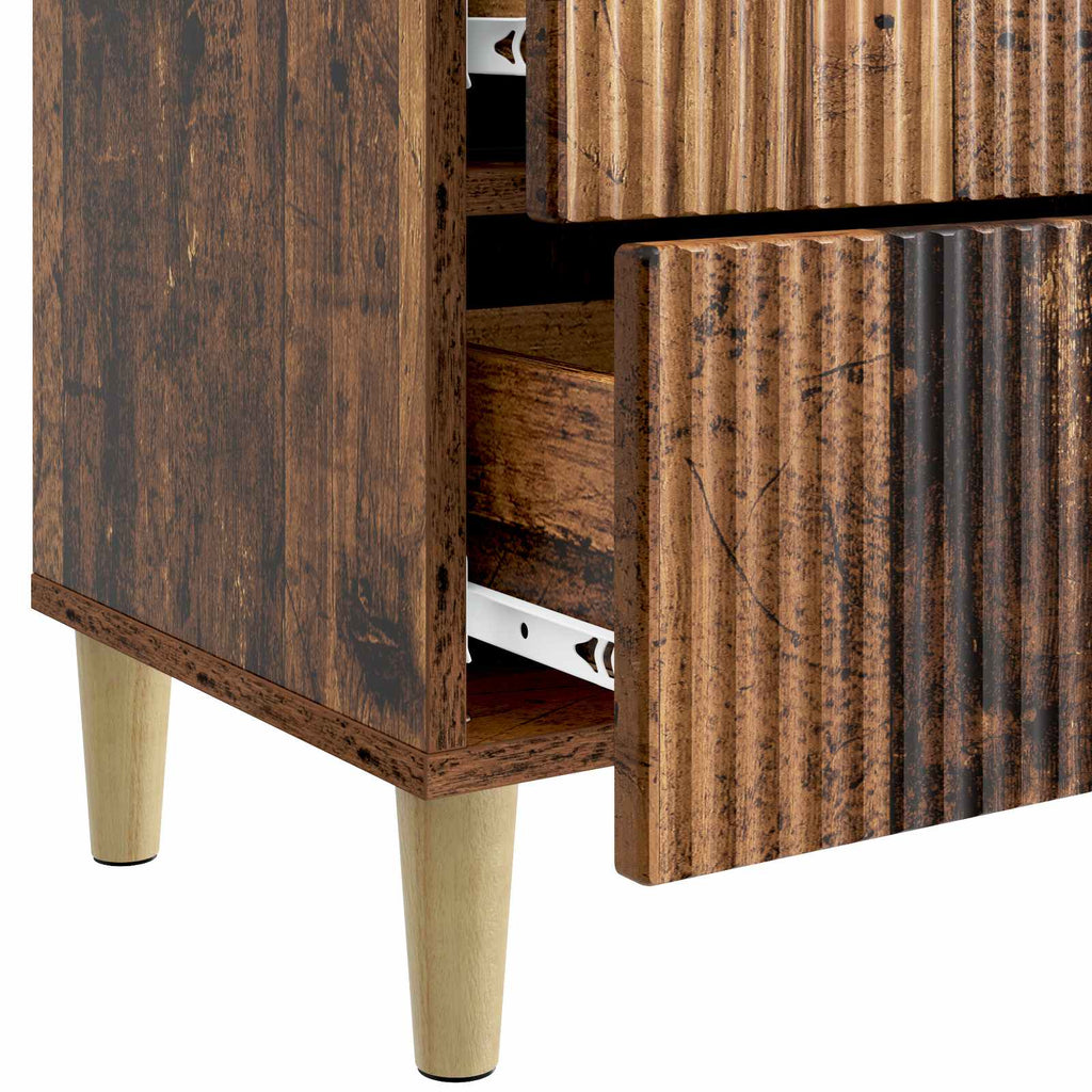 Nachttisch Altholz 43 x 34,5 x 48 cm Holzwerkstoff
