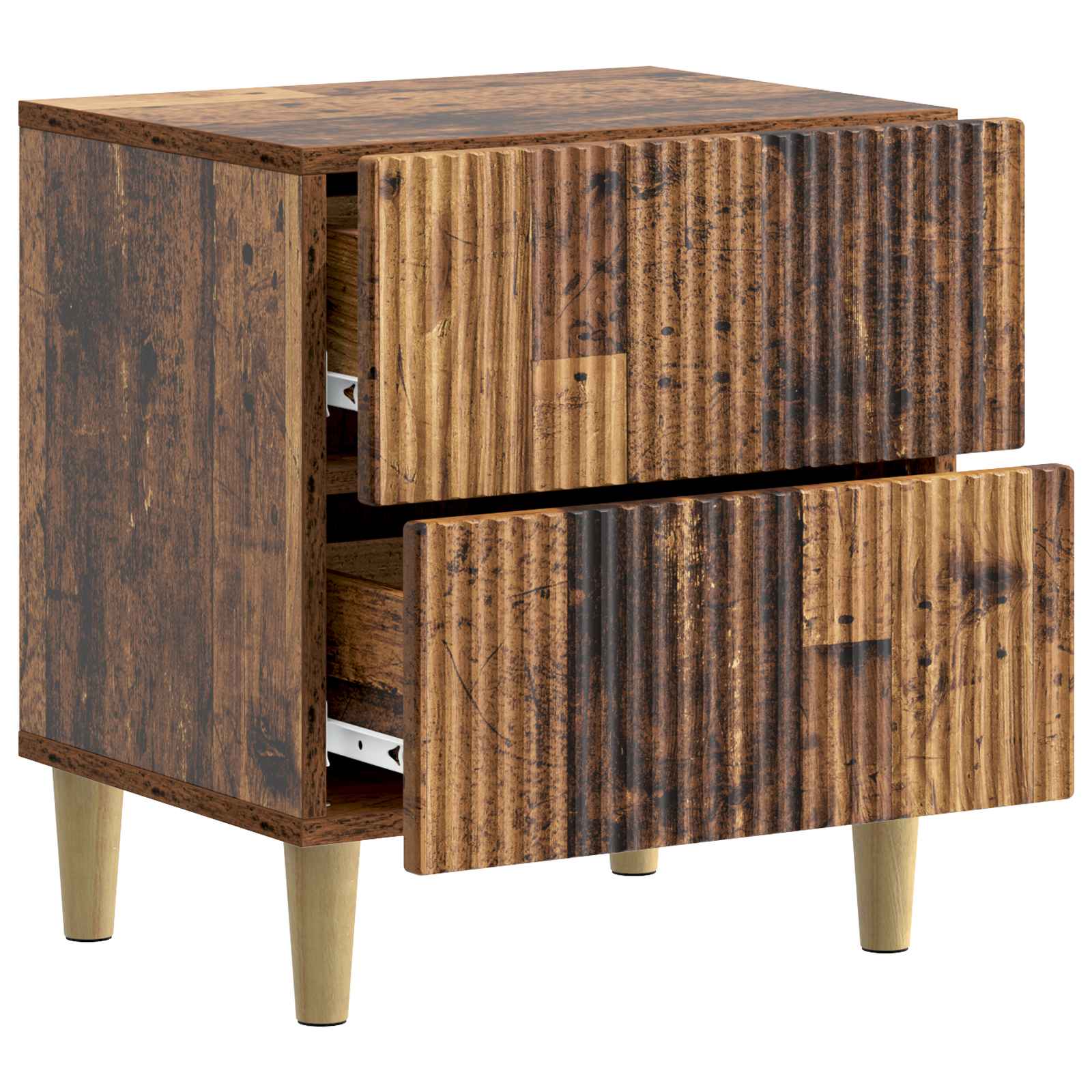 Nachttisch Altholz 43 x 34,5 x 48 cm Holzwerkstoff