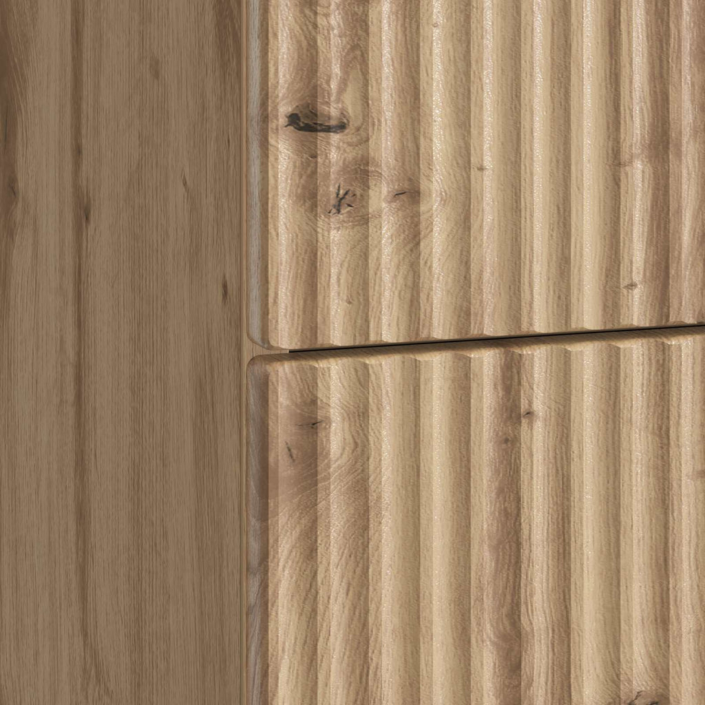 Nachttisch 2 pcs Artisan-Eiche 43 x 34,5 x 48 cm Holzwerkstoff