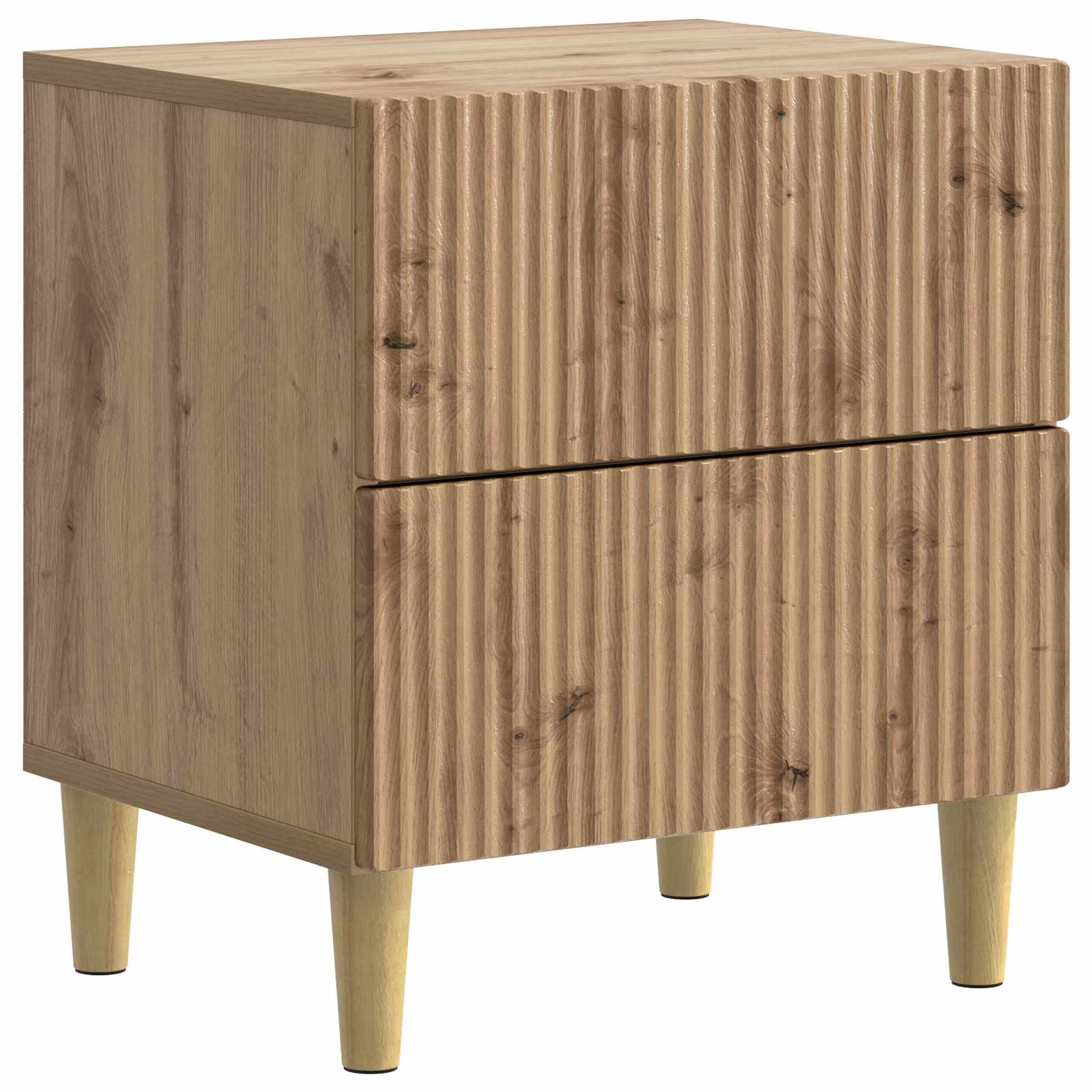 Nachttisch 2 pcs Artisan-Eiche 43 x 34,5 x 48 cm Holzwerkstoff