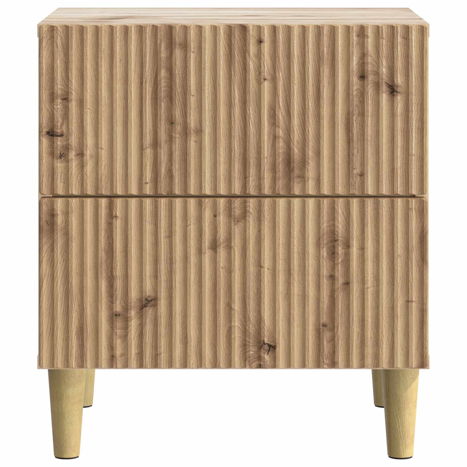 Nachttisch 2 pcs Artisan-Eiche 43 x 34,5 x 48 cm Holzwerkstoff