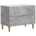 Nachttisch Betongrau 62 x 34,5 x 48 cm Holzwerkstoff
