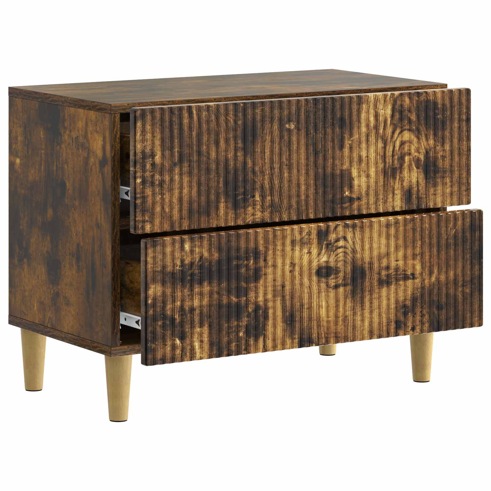 Nachttisch Geräucherte Eiche 62 x 34,5 x 48 cm Holzwerkstoff