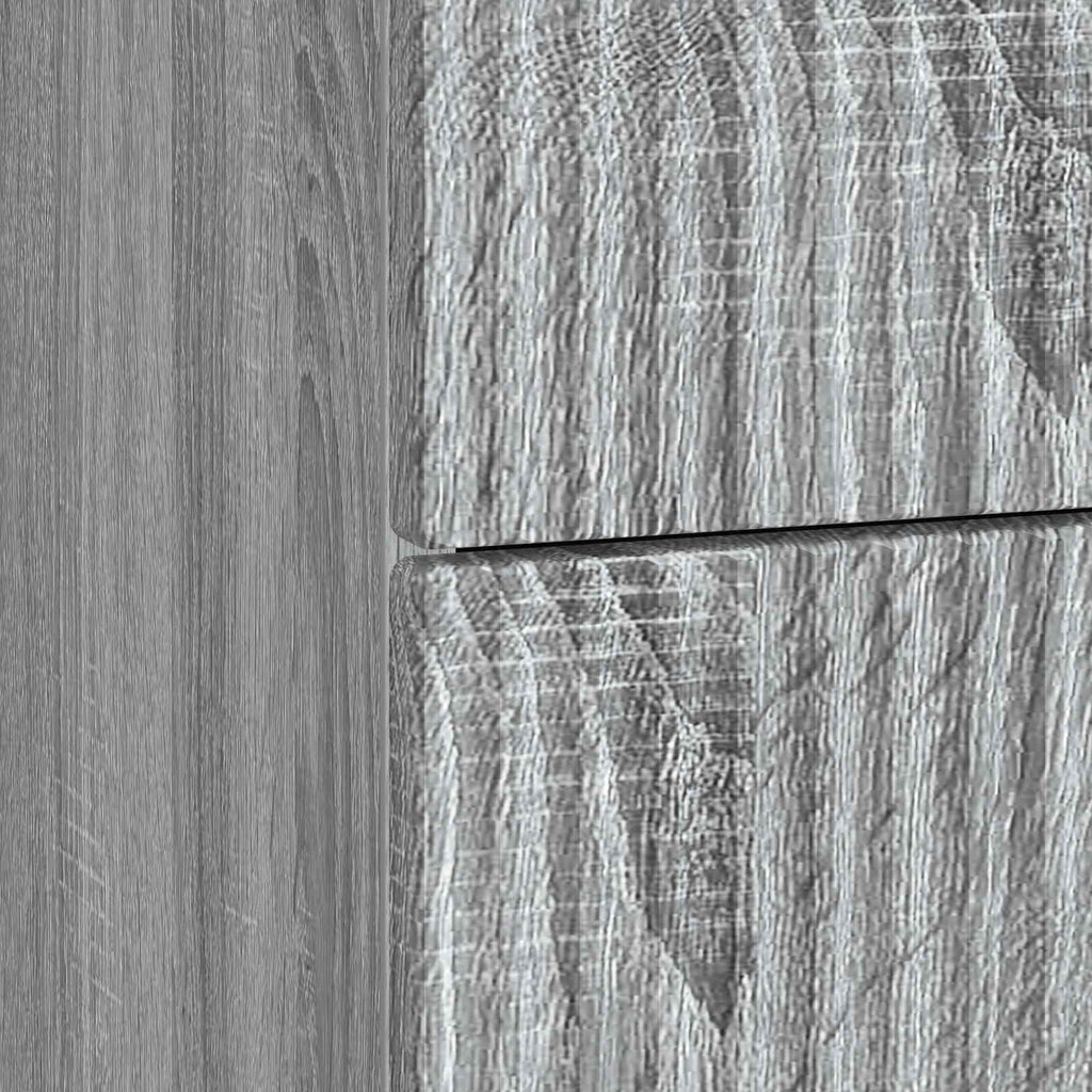 Nachttisch Graues Sonoma 62 x 34,5 x 48 cm Holzwerkstoff
