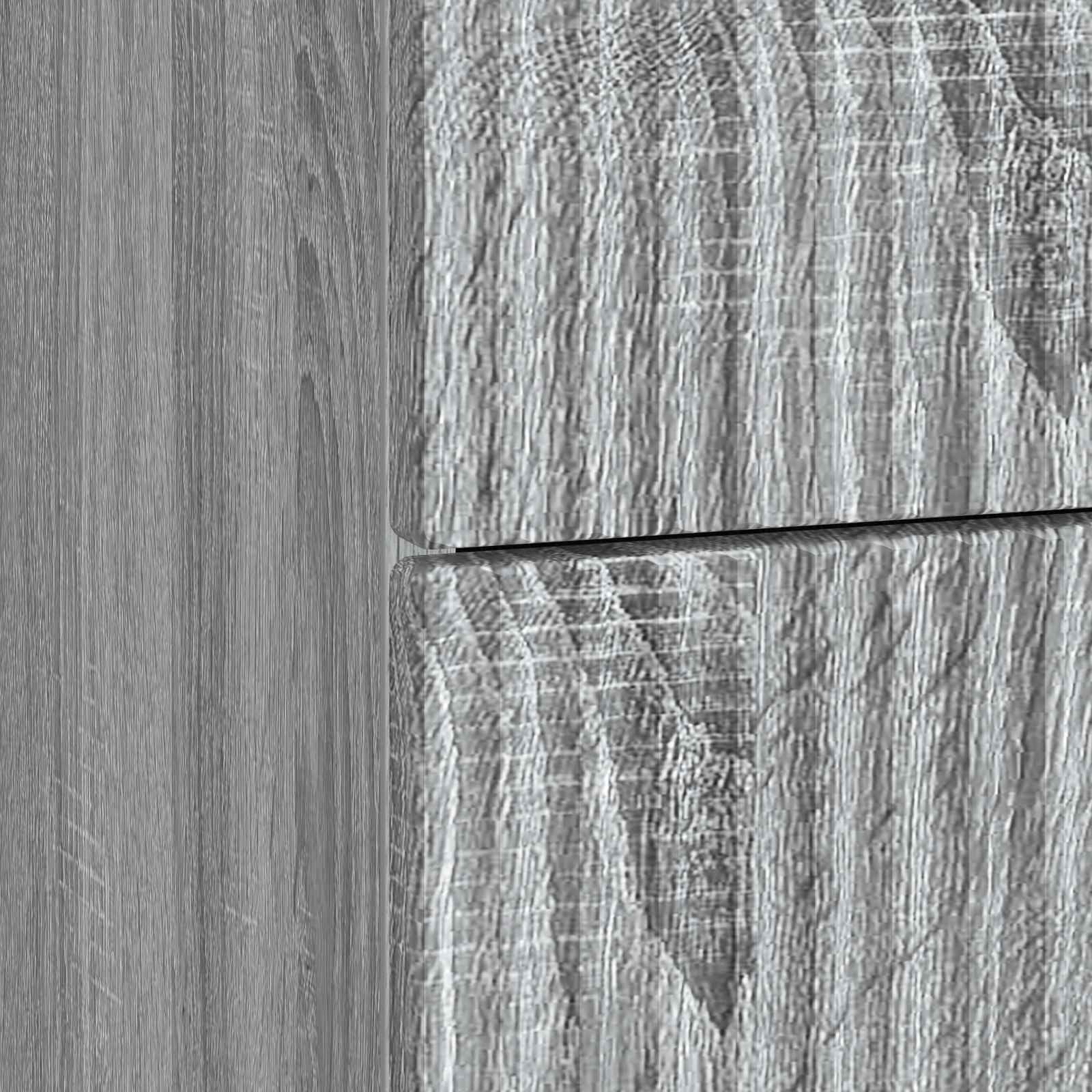 Nachttisch Graues Sonoma 62 x 34,5 x 48 cm Holzwerkstoff
