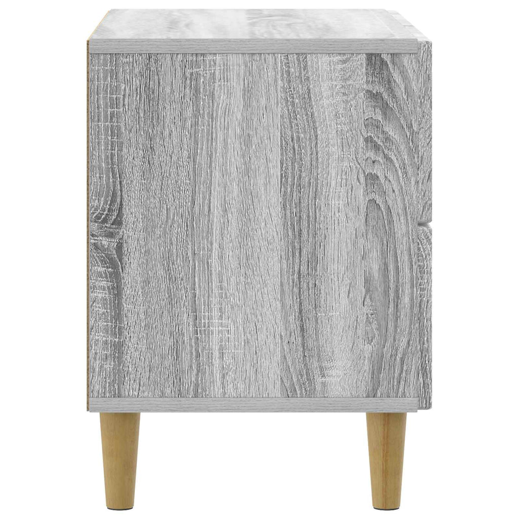Nachttisch Graues Sonoma 62 x 34,5 x 48 cm Holzwerkstoff