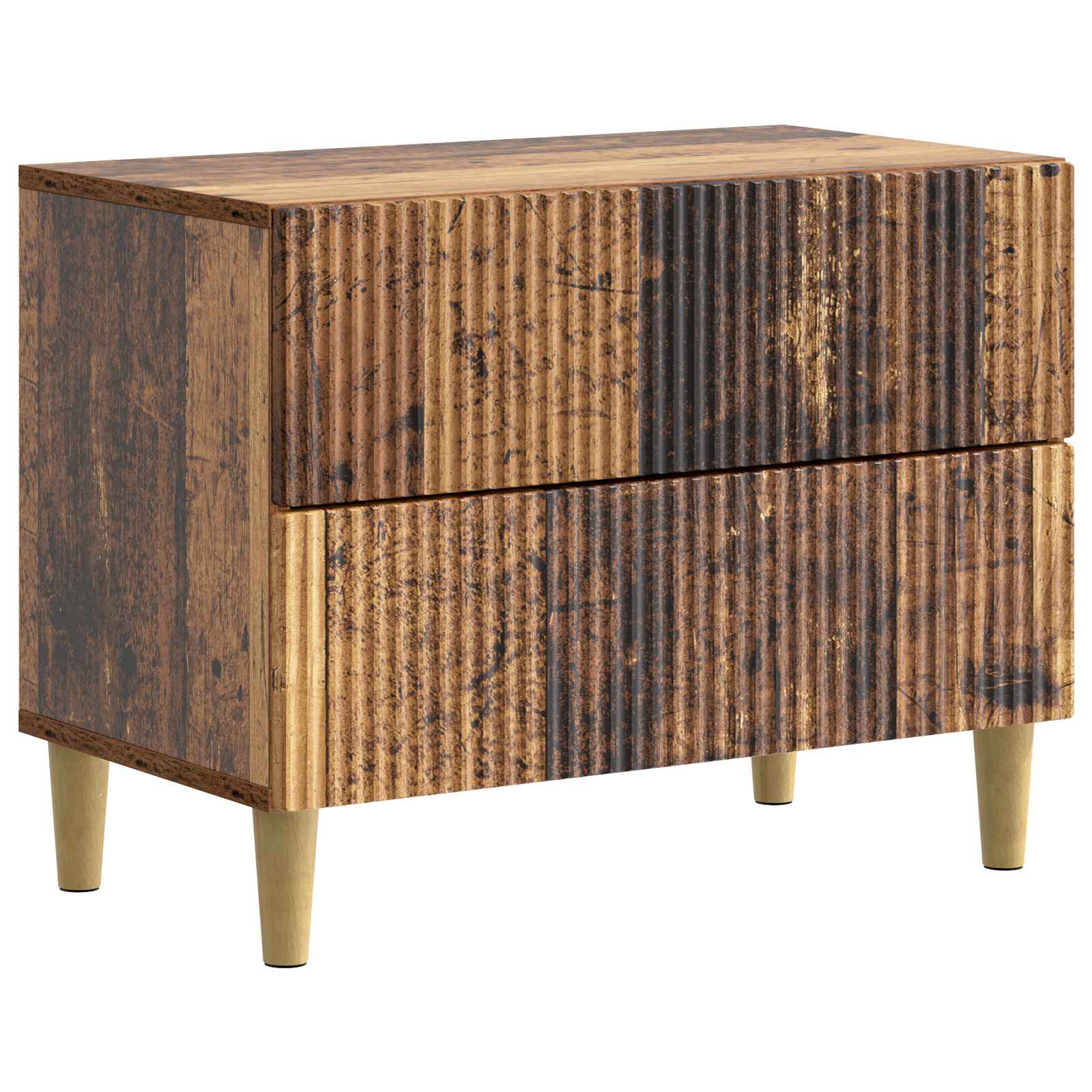 Nachttisch Altholz 62 x 34,5 x 48 cm Holzwerkstoff