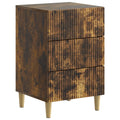 Nachttisch Geräucherte Eiche 43 x 41 x 66,5 cm Holzwerkstoff