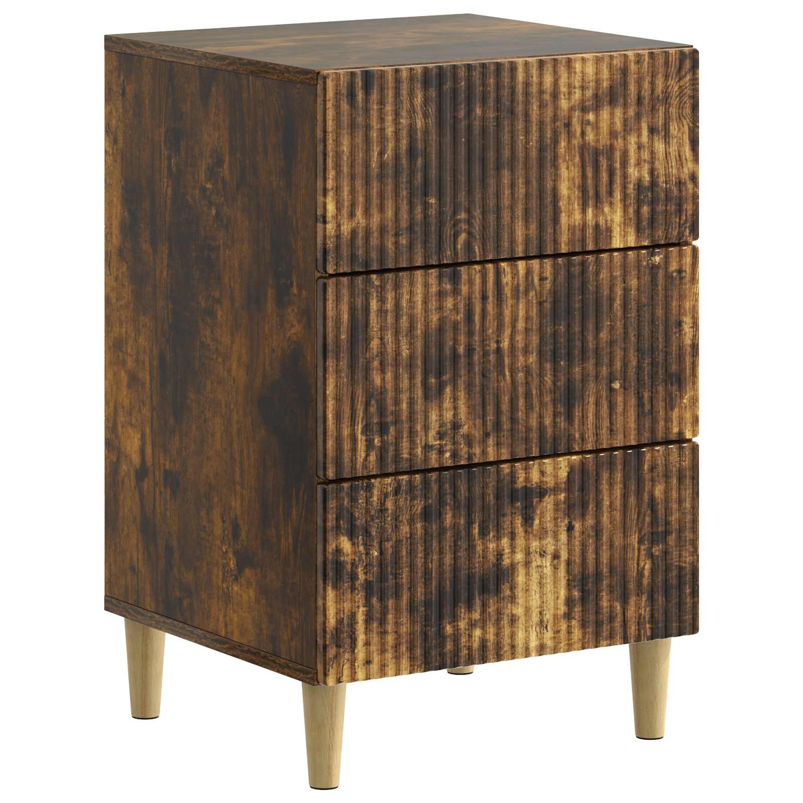 Nachttisch Geräucherte Eiche 43 x 41 x 66,5 cm Holzwerkstoff