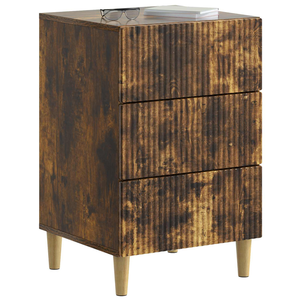 Nachttisch Geräucherte Eiche 43 x 41 x 66,5 cm Holzwerkstoff