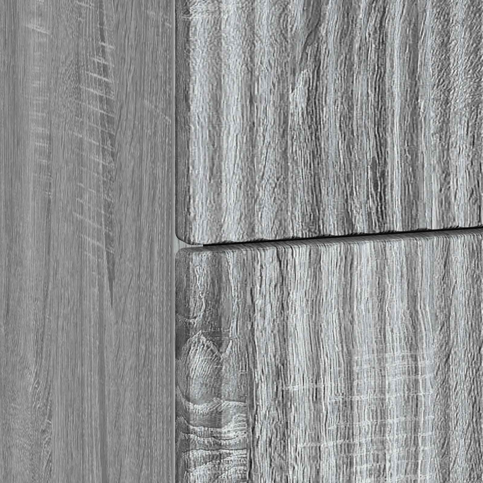 Nachttisch Graues Sonoma 43 x 41 x 66,5 cm Holzwerkstoff
