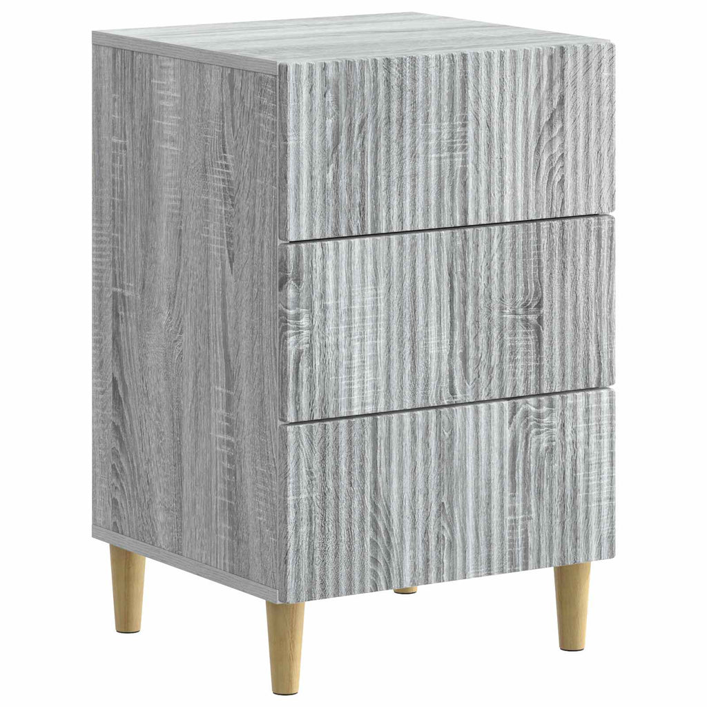 Nachttisch Graues Sonoma 43 x 41 x 66,5 cm Holzwerkstoff