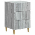 Nachttisch Graues Sonoma 43 x 41 x 66,5 cm Holzwerkstoff