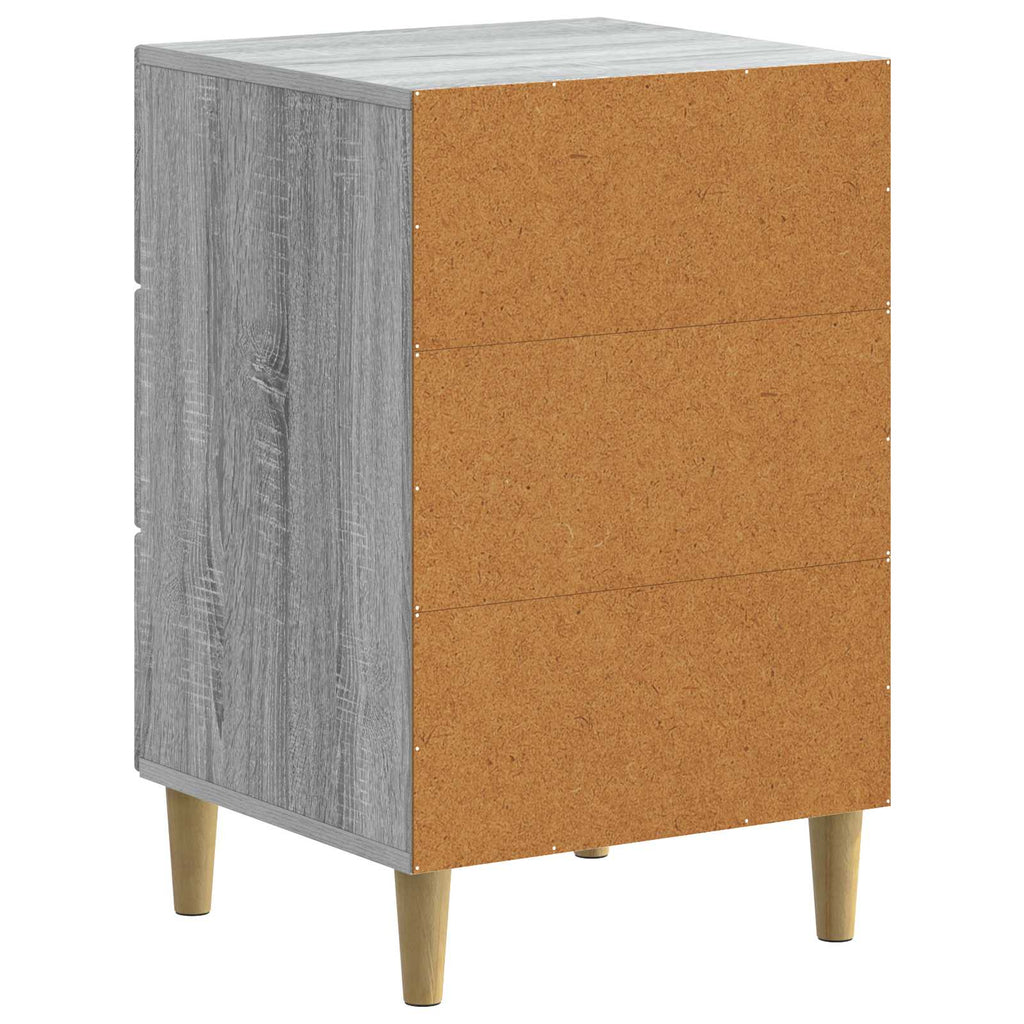 Nachttisch Graues Sonoma 43 x 41 x 66,5 cm Holzwerkstoff