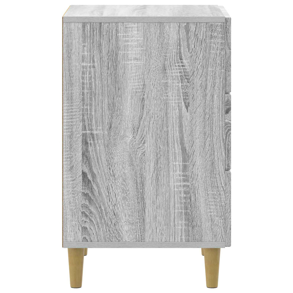 Nachttisch Graues Sonoma 43 x 41 x 66,5 cm Holzwerkstoff