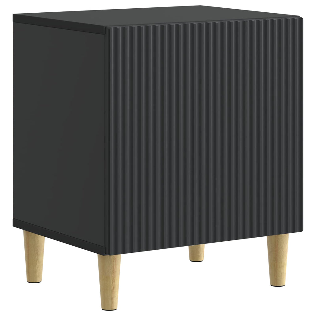Nachttisch 2 pcs Schwarz 43 x 34,5 x 50 cm Holzwerkstoff