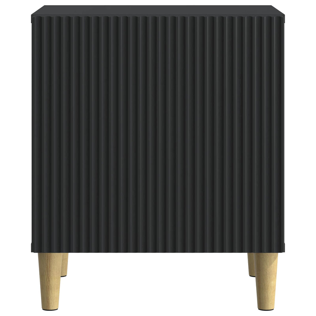 Nachttisch 2 pcs Schwarz 43 x 34,5 x 50 cm Holzwerkstoff
