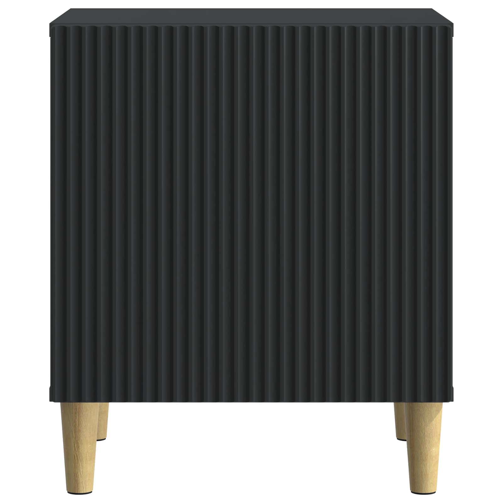 Nachttisch 2 pcs Schwarz 43 x 34,5 x 50 cm Holzwerkstoff