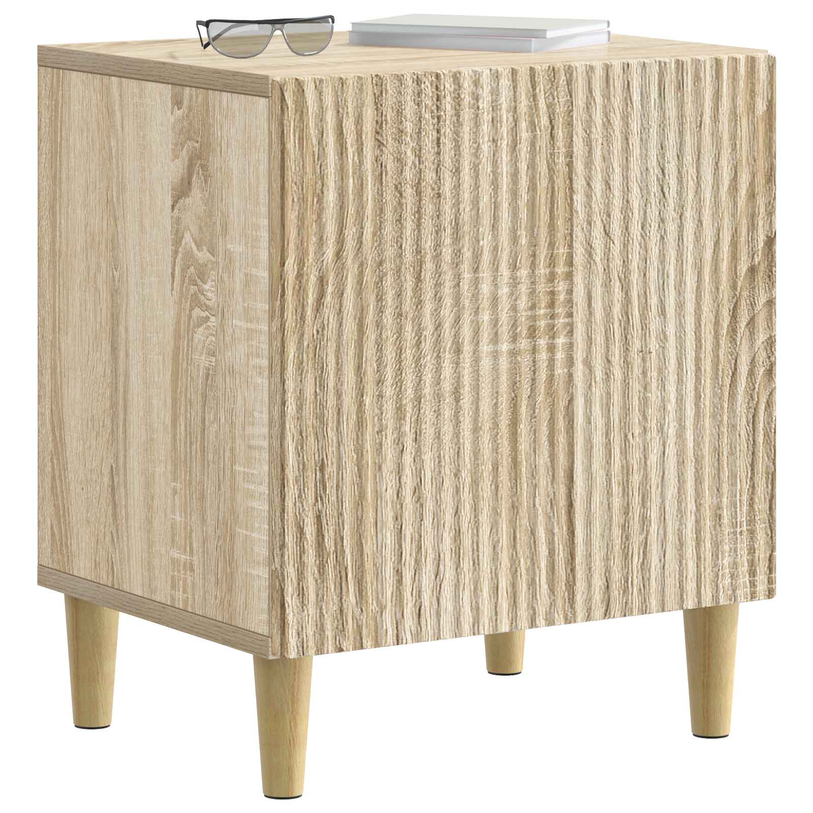 Nachttisch 2 pcs Sonoma-Eiche 43 x 34,5 x 50 cm Holzwerkstoff
