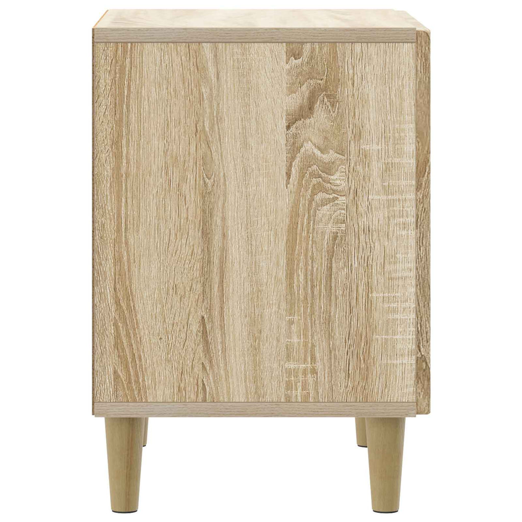 Nachttisch 2 pcs Sonoma-Eiche 43 x 34,5 x 50 cm Holzwerkstoff