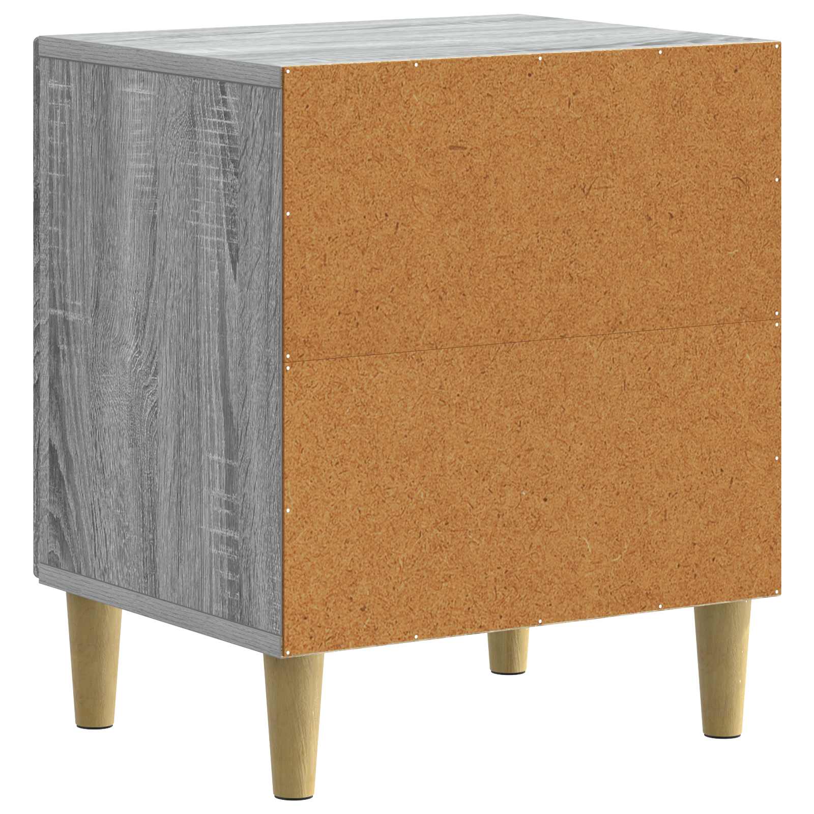 Nachttisch Graues Sonoma 43 x 34,5 x 50 cm Holzwerkstoff