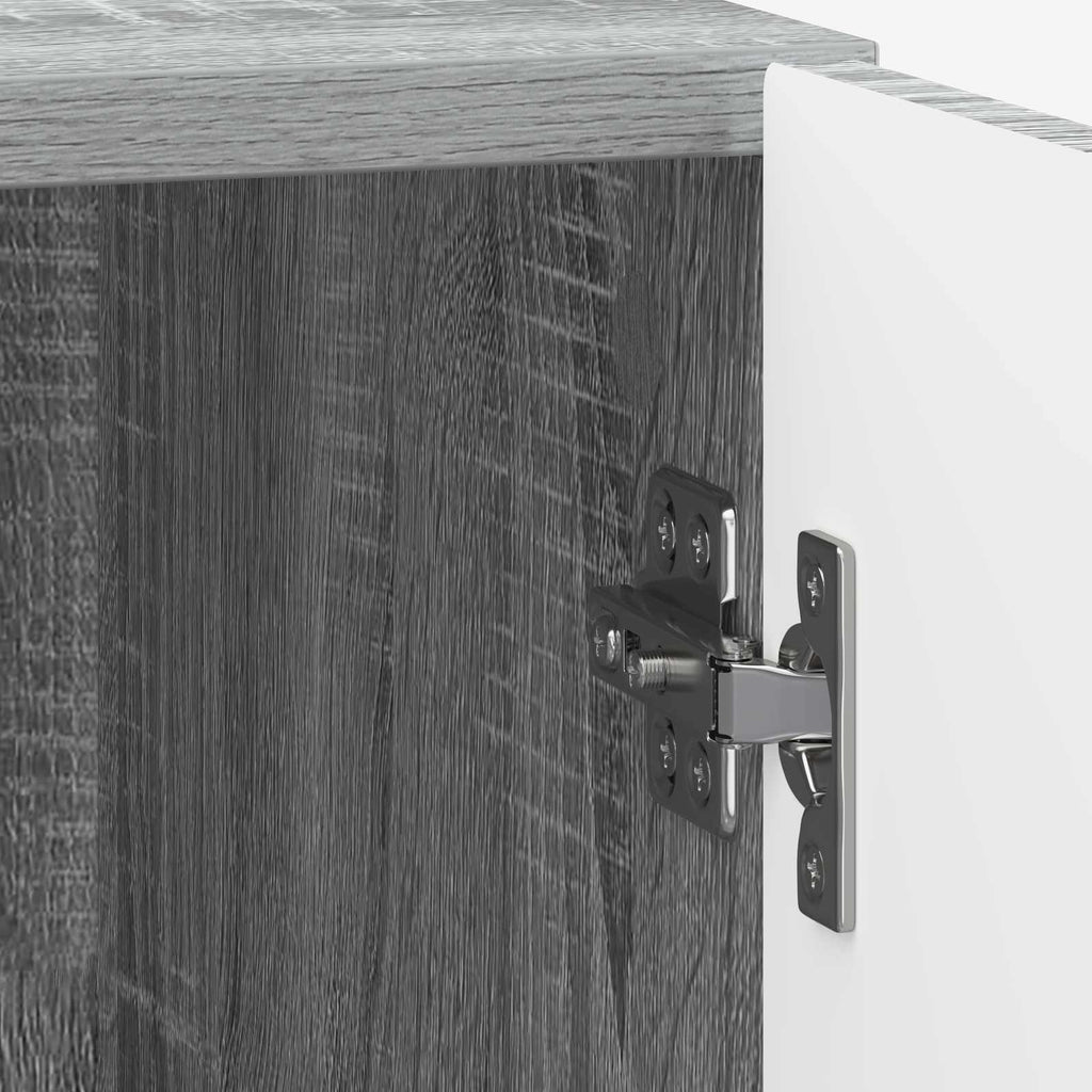 Nachttisch 2 pcs Graues Sonoma 43 x 34,5 x 50 cm Holzwerkstoff