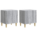 Nachttisch 2 pcs Graues Sonoma 43 x 34,5 x 50 cm Holzwerkstoff