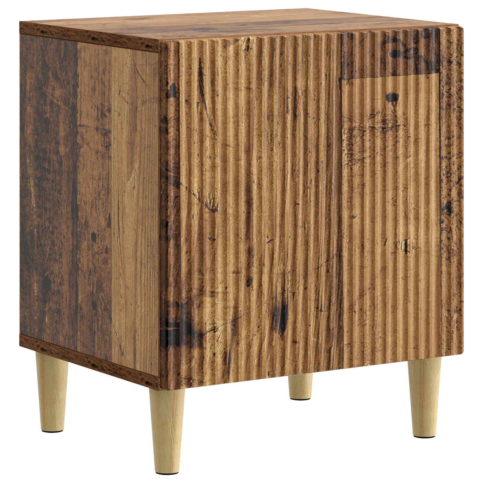 Nachttisch 2 pcs Altholz 43 x 34,5 x 50 cm Holzwerkstoff