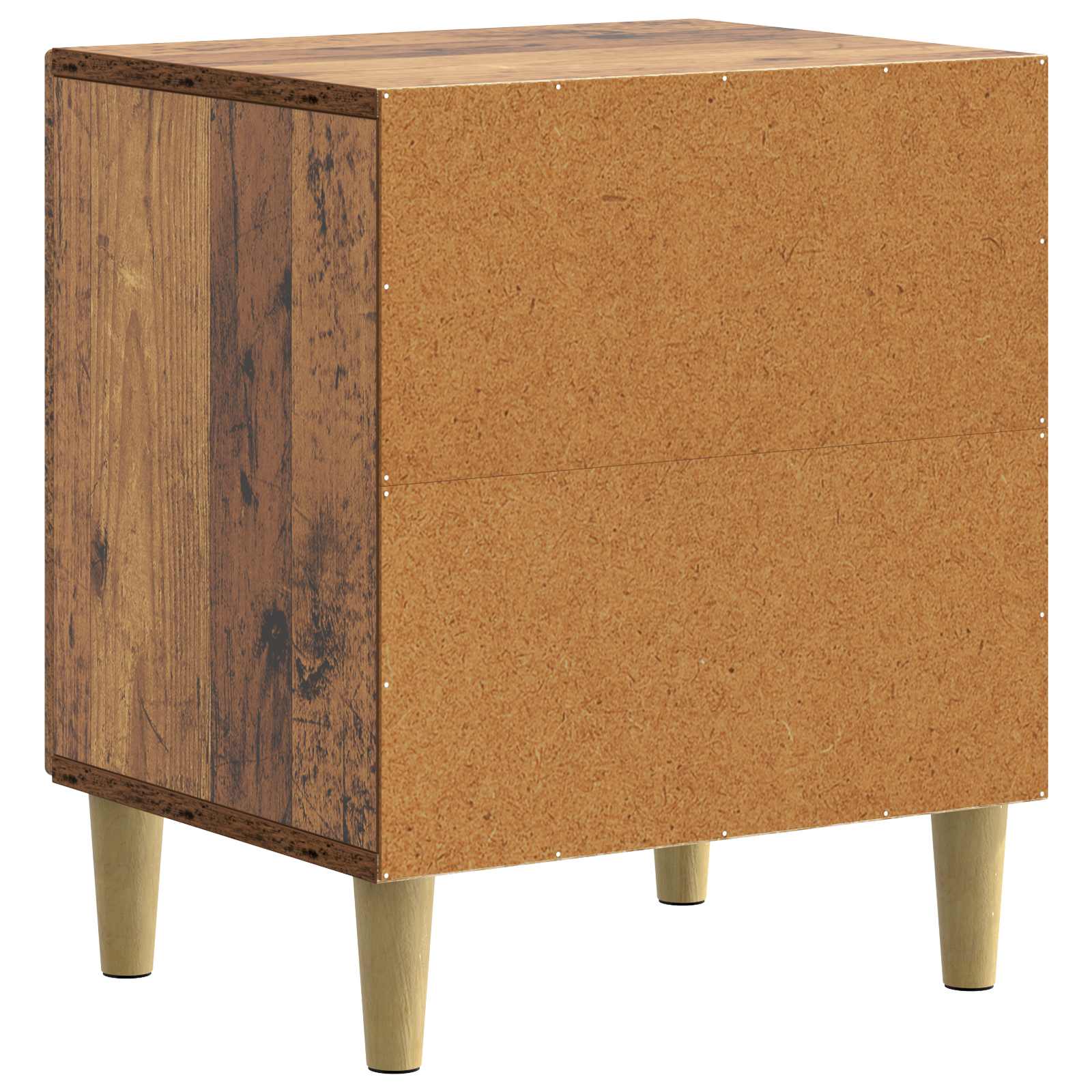 Nachttisch 2 pcs Altholz 43 x 34,5 x 50 cm Holzwerkstoff